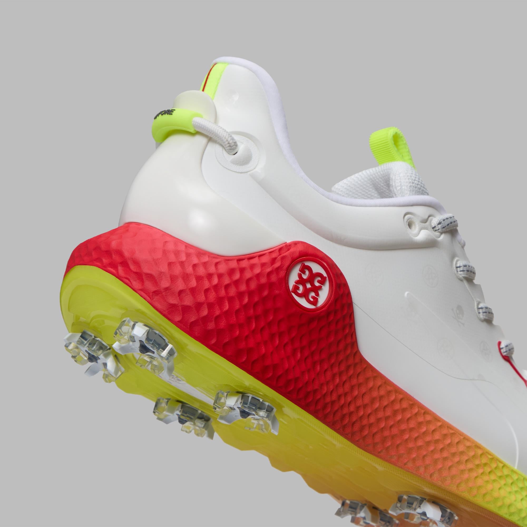 G/FORE G/LOCK Skull & Tee's Embossed MG4+O2 Mens Golf Shoes Snow/Multi